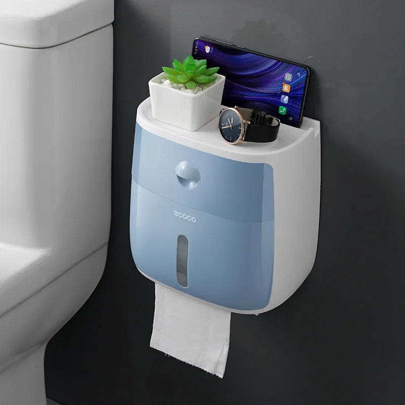 Organize Your Bathroom with the Portable Toilet Roll Paper Holder – A Must-Have for Every Home