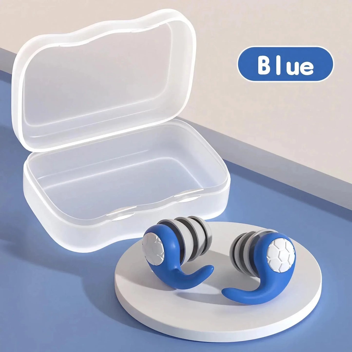 Soft Silicone Noise-Canceling Earplugs for Sleep & Swimming