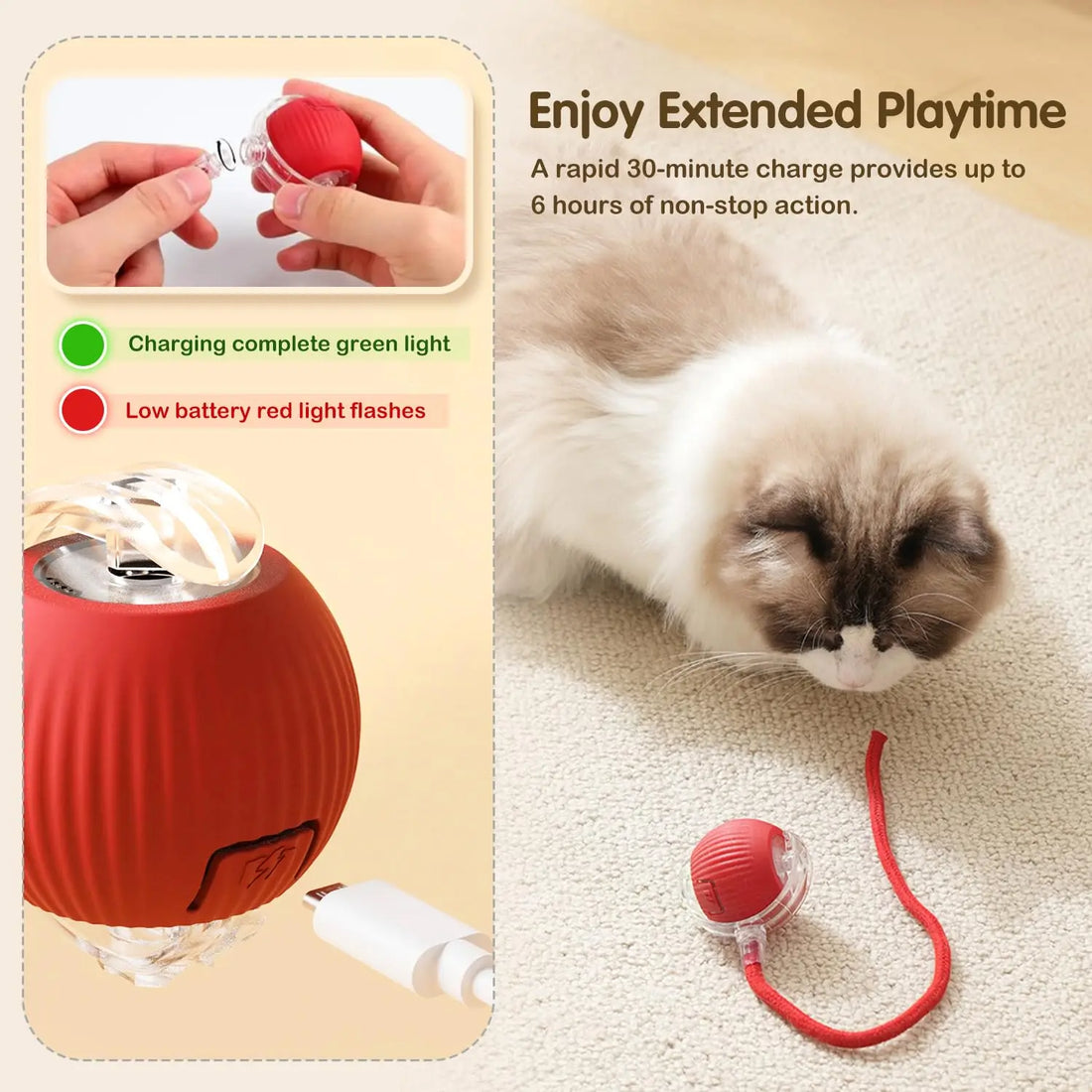 3 Key Benefits of the Interactive Smart Cat Toy Ball