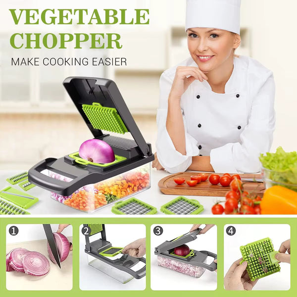 16-in-1 Mandoline Slicer Veggie Food Chopper