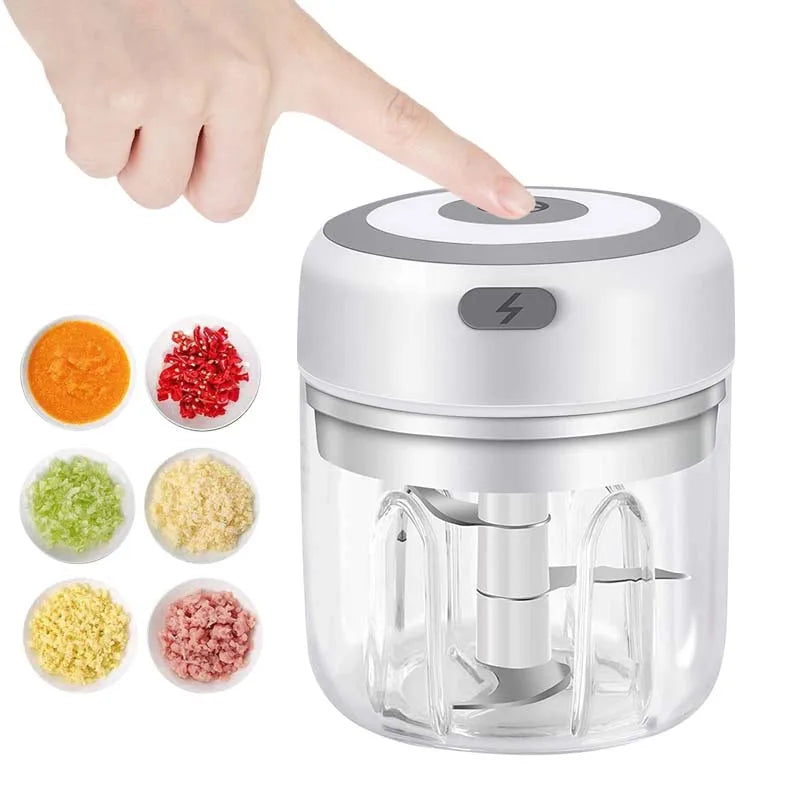 Mini Wireless Electric Garlic Crusher - unimarketstore