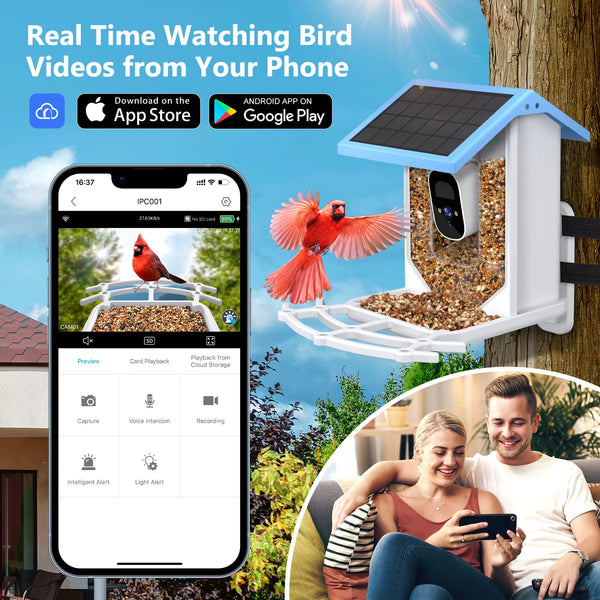 Smart Bird Feeder with camera - unimarketstore.com