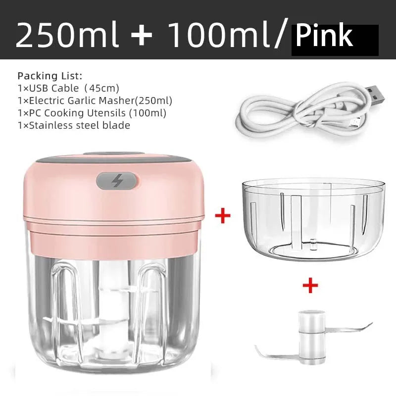 Mini Wireless Electric Garlic Crusher - unimarketstore