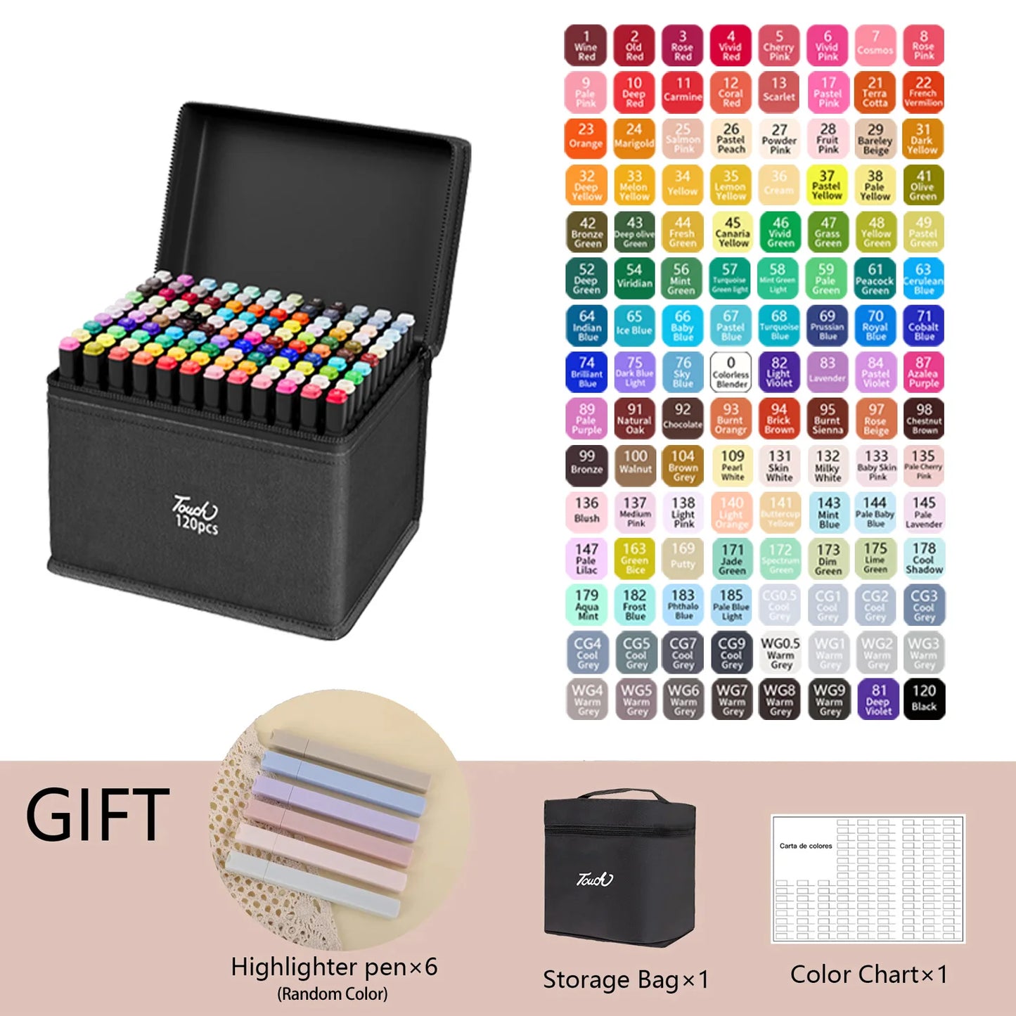 Alcohol-Based Dual Tip Art Markers for Sketching and Illustration