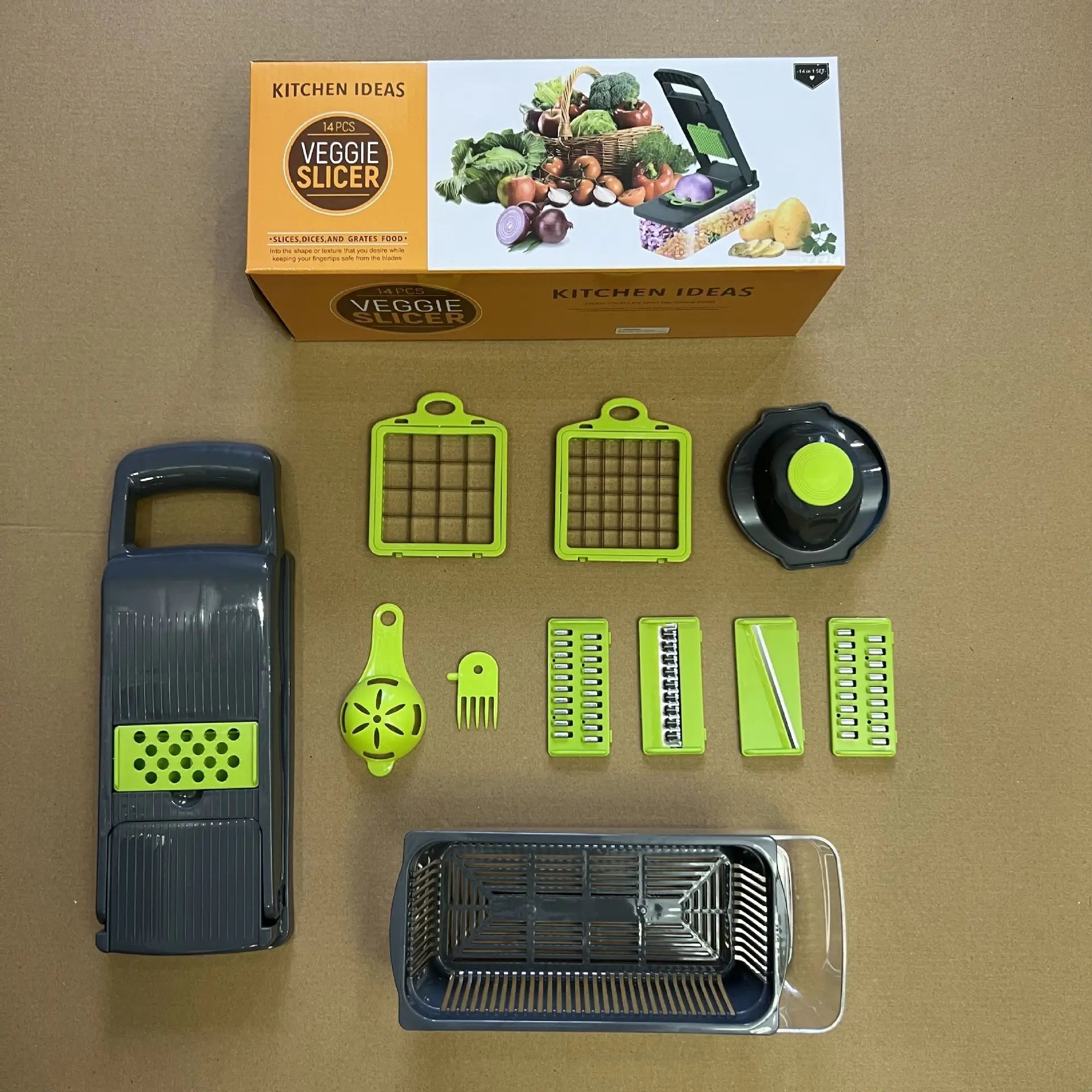 16-in-1 Mandoline Slicer Veggie Food Chopper