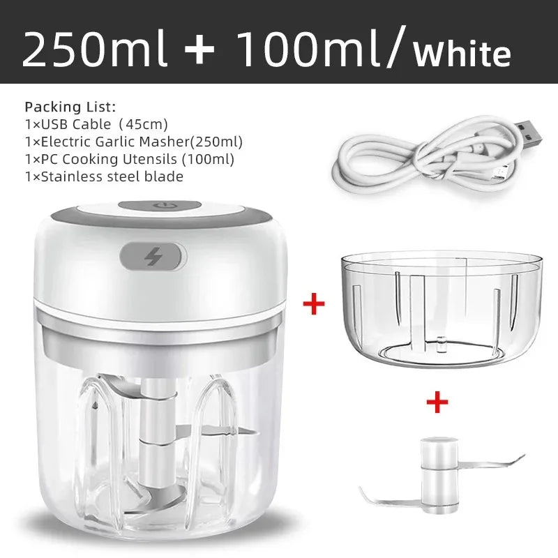 Mini Wireless Electric Garlic Crusher - unimarketstore