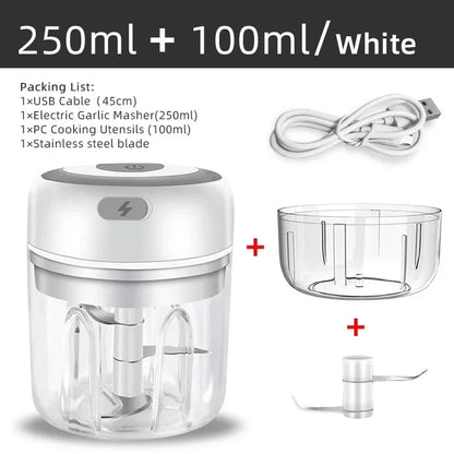Mini Wireless Electric Garlic Crusher - unimarketstore