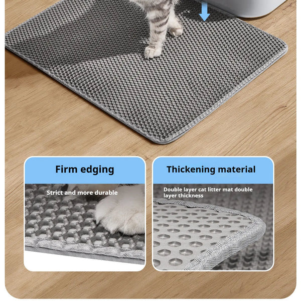 Waterproof Double-Layer Cat Litter Mat 