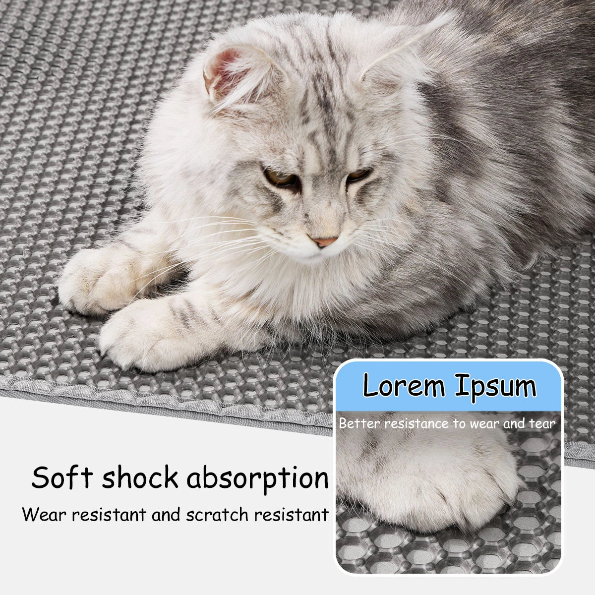 Waterproof Double-Layer Cat Litter Mat 