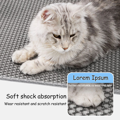 Waterproof Double-Layer Cat Litter Mat 