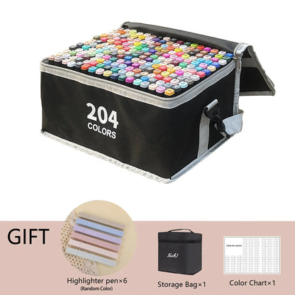 Alcohol-Based Dual Tip Art Markers for Sketching and Illustration