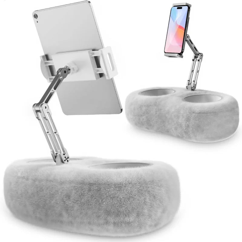ComfyStand™  The Adjustable Tablet Pillow Stand with Snack Bowls