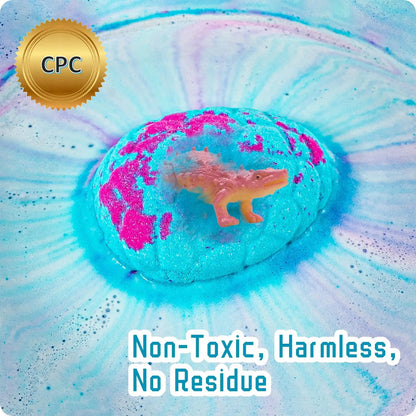 Dinosaur Kids Bath Bombs (12 Pack with Surprise Toys)