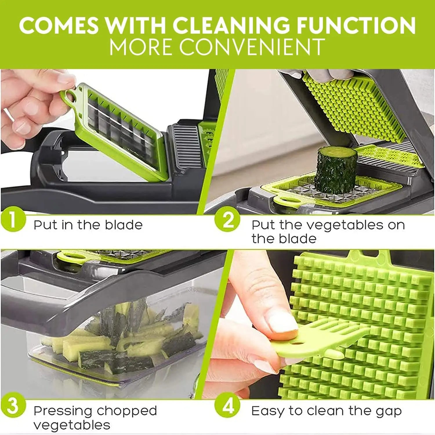16-in-1 Mandoline Slicer Veggie Food Chopper