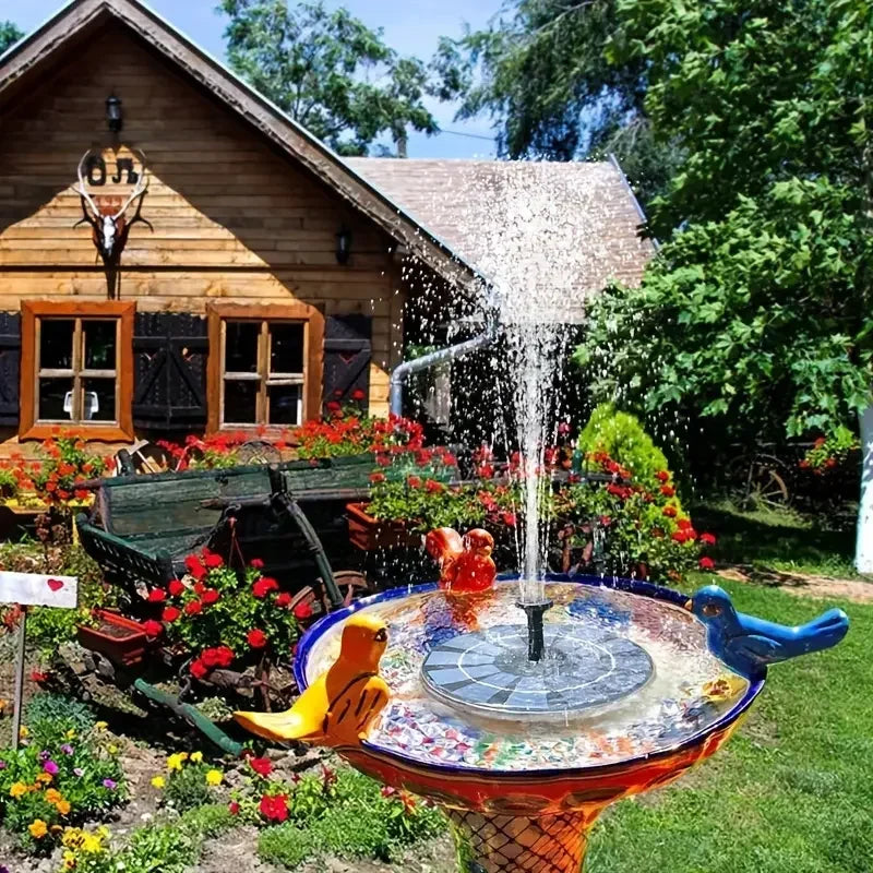 Solar Floating Fountain Pump with 8 Nozzles